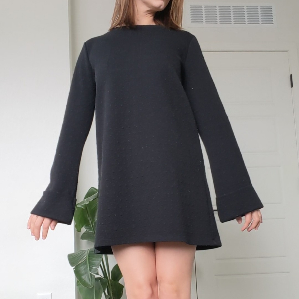 Black, Short, Mod, Leith Dress (Small)
